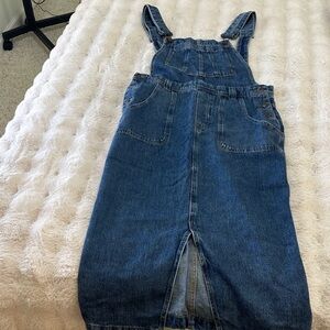 We The Free Blue Denim Dress